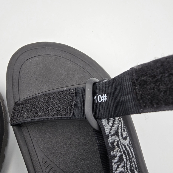 Teva Hurricane XLT2 Men's Hiking Velcro Strap Sandals, Like-new, Magma Black, 10 - Picture 13 of 13